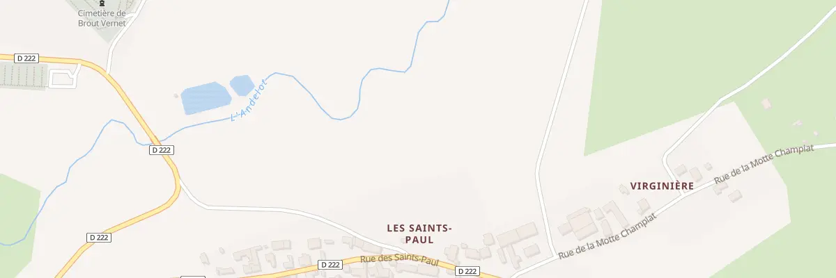 Plan du 6 Rue des Saints Paul à Broût-Vernet