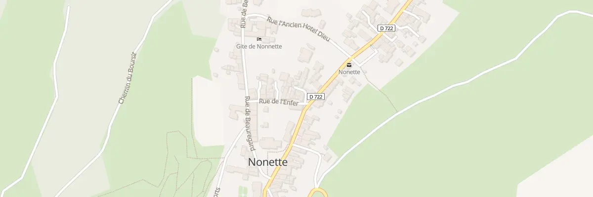 Plan du 6 Rue d’Enfer à Nonette-Orsonnette