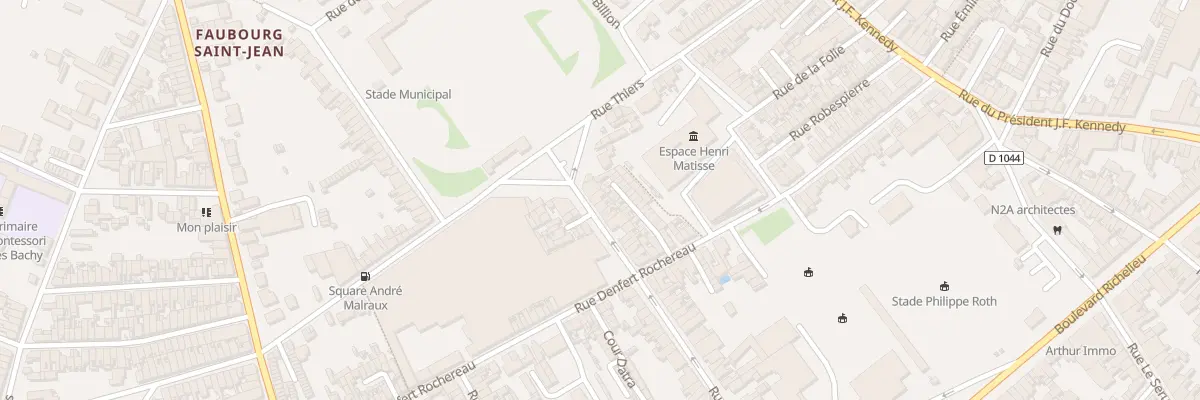 Plan du 86 Rue du Colonel Fabien à Saint-Quentin