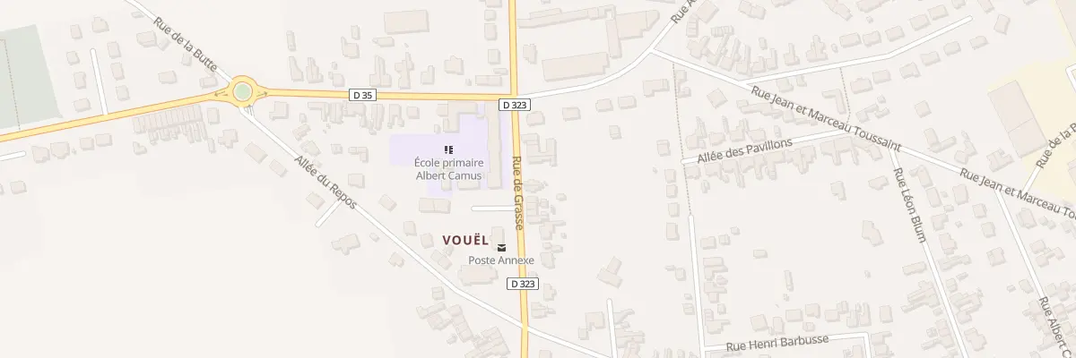 Plan du 104 Rue de Grasse à Tergnier