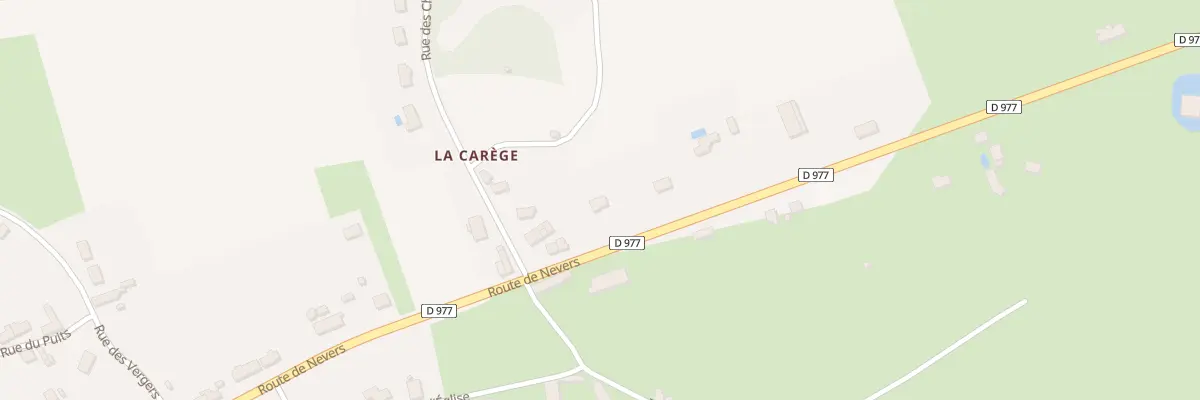 Plan du 18 Rte de Nevers à Sichamps