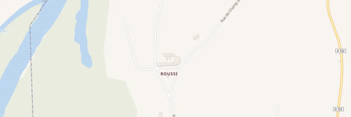 Plan du 5004 Roussi à Nonette-Orsonnette