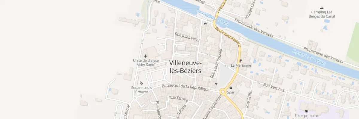 Plan du 11 Rue Léon Lagarde à Villeneuve-lès-Béziers