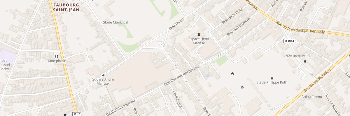 Plan du 80 Rue du Colonel Fabien à Saint-Quentin