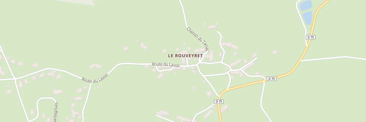 Plan du 5073 Le Rouveyret à Blavignac