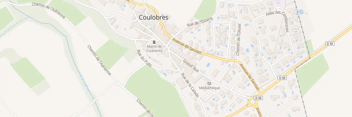 Plan du 20 Gr Grand Rue à Coulobres