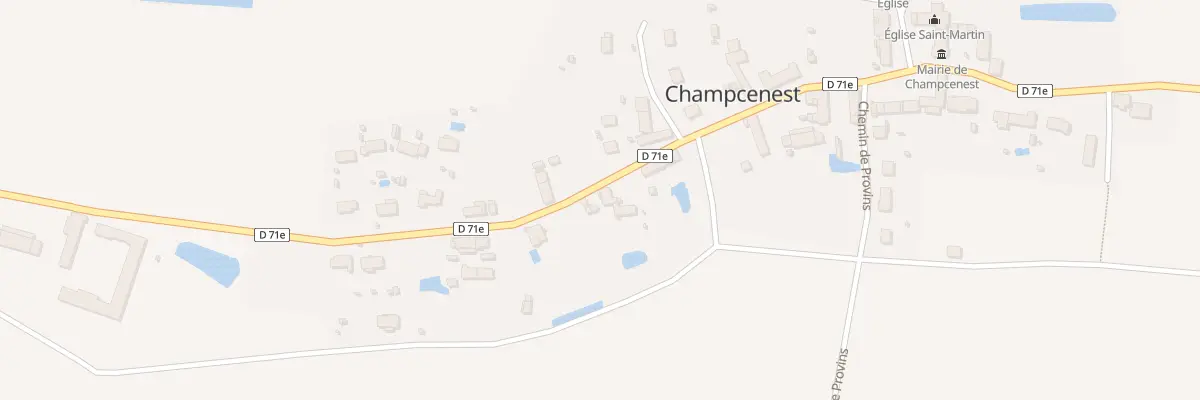 Plan du 33 Av des Peupliers à Champcenest