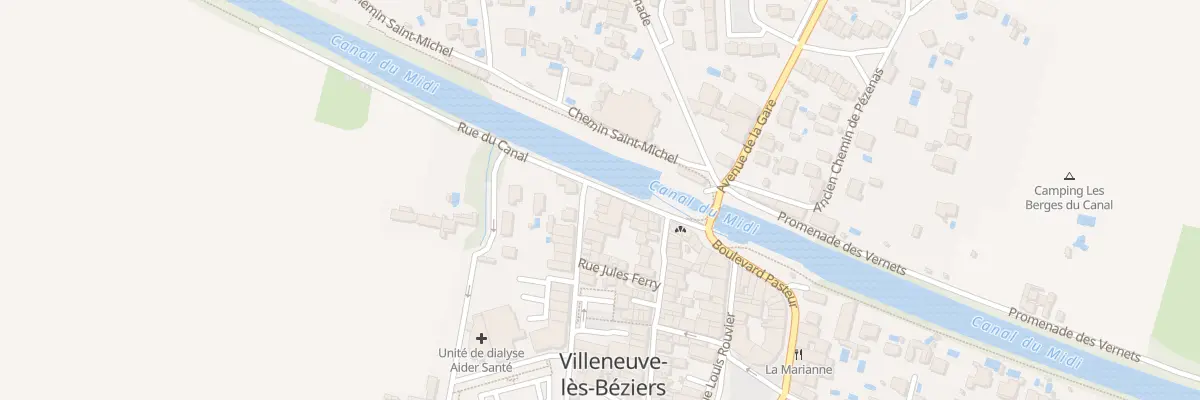 Plan du 33 Rue Léon Lagarde à Villeneuve-lès-Béziers