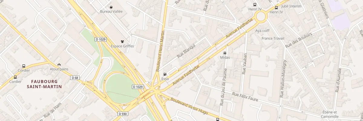 Plan du 40 Av Faidherbe à Saint-Quentin
