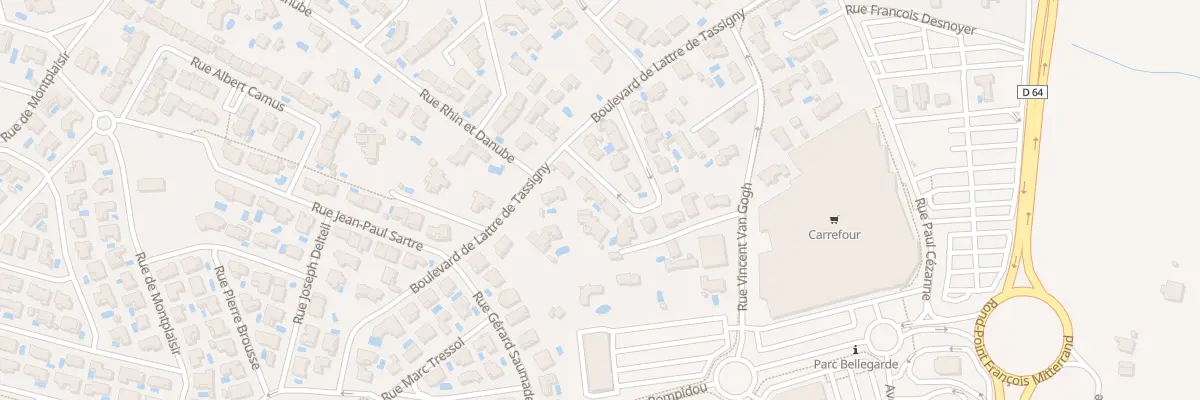 Plan du 20 Rue Olivier Messiaen à Sérignan