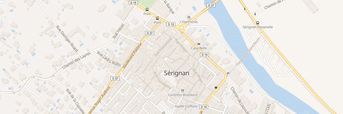 Plan du 12 Rue Gen Thomieres à Sérignan