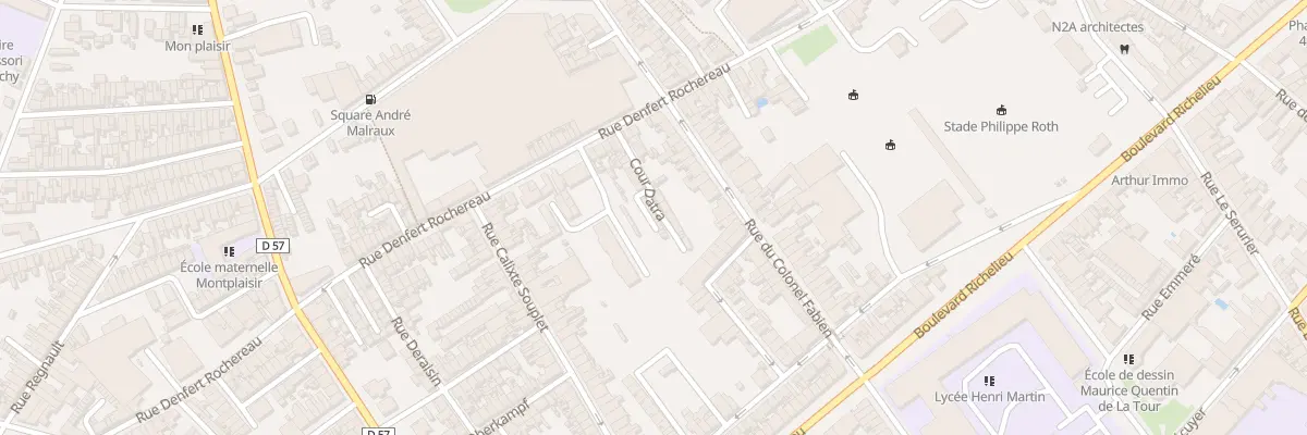 Plan du 99L Rue Denfert Rochereau à Saint-Quentin