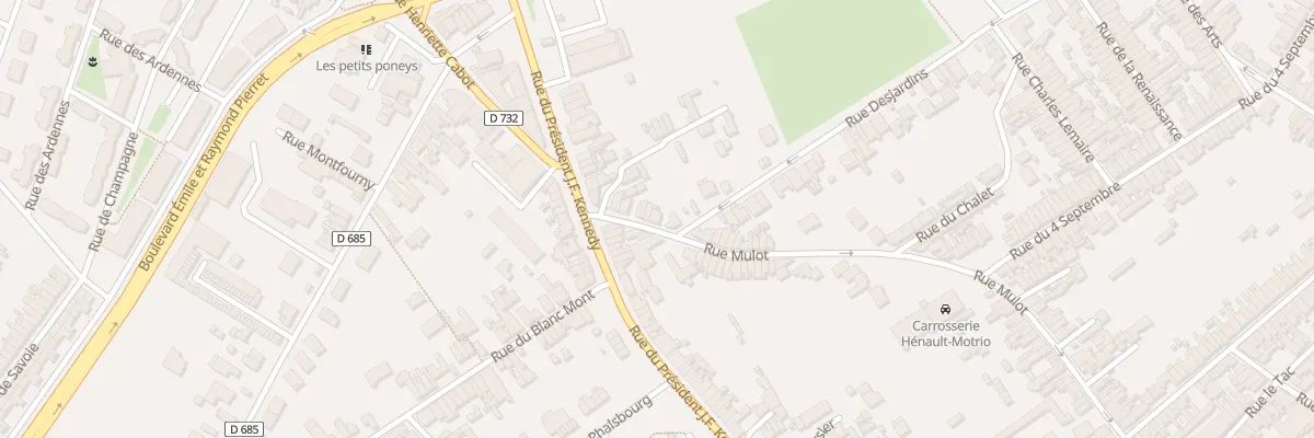 Plan du 140 Rue Mulot à Saint-Quentin