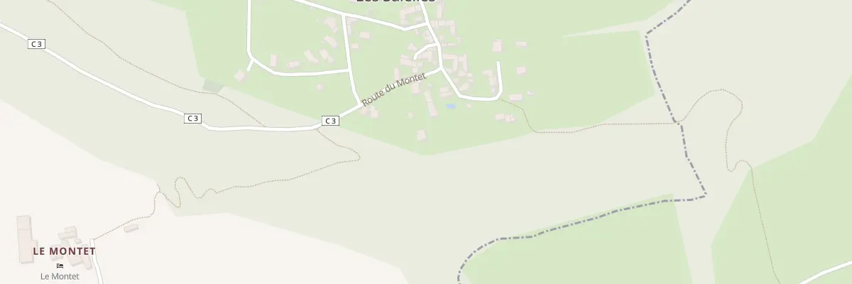 Plan du 5338 Les Salelles aux Salelles