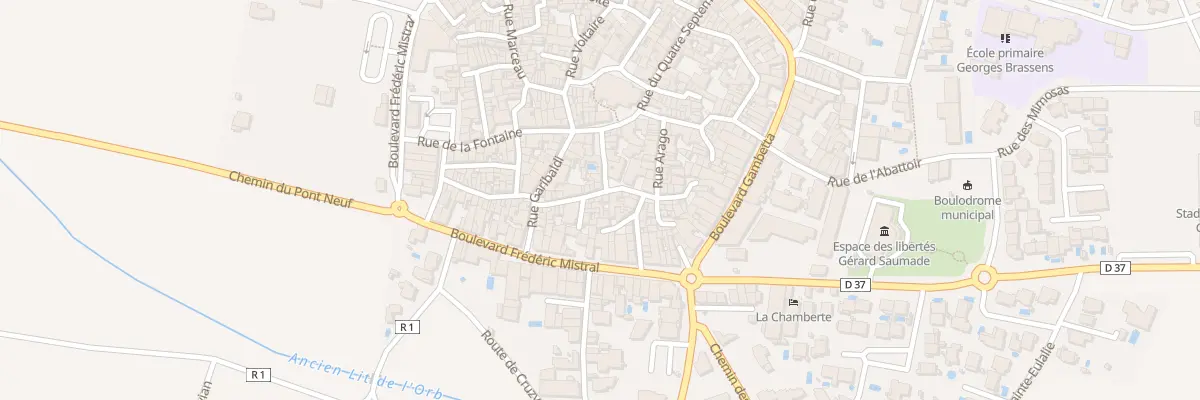 Plan du 19 Rue Dorian à Villeneuve-lès-Béziers
