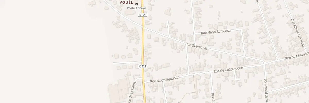 Plan du 74 Rue de Grasse à Tergnier