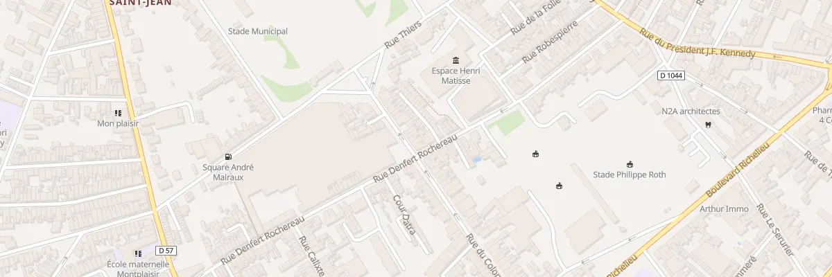 Plan du 72 Rue du Colonel Fabien à Saint-Quentin