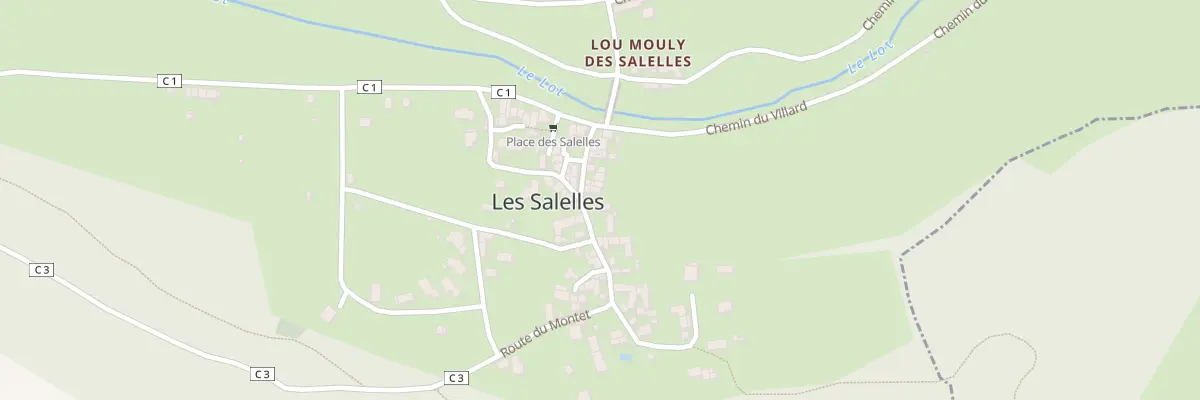 Plan du 5017 Les Salelles aux Salelles