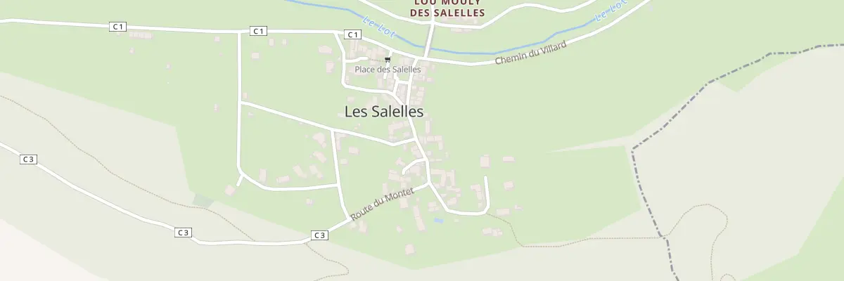 Plan du 5018 Les Salelles aux Salelles
