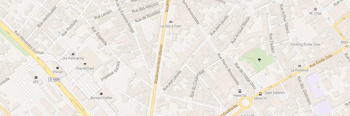 Plan du 58 Rue Jean Jaurès à Saint-Quentin