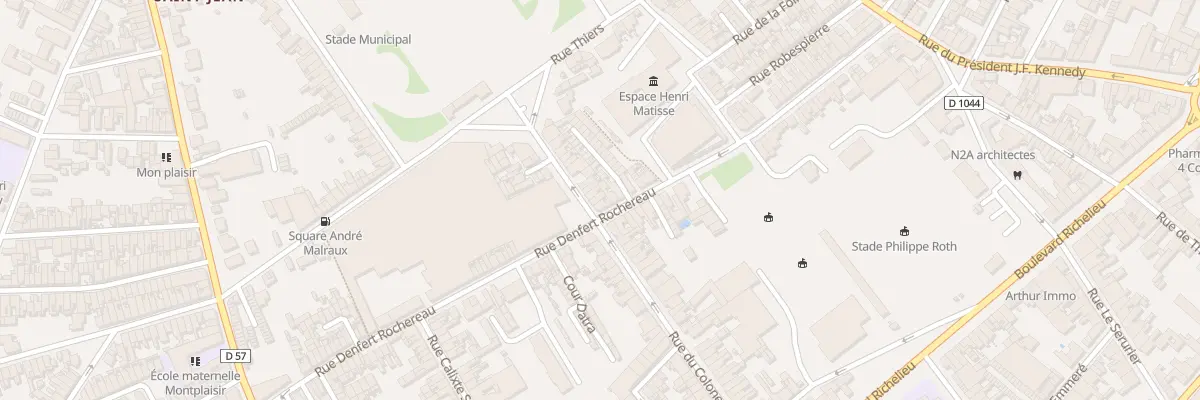 Plan du 68 Rue du Colonel Fabien à Saint-Quentin