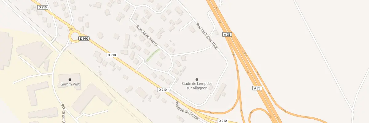 Plan du 12 Rue Saint Verny à Lempdes-sur-Allagnon
