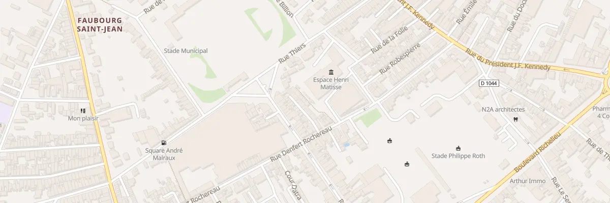 Plan du 46B Rue Denfert Rochereau à Saint-Quentin