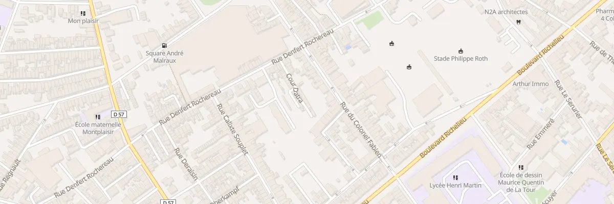Plan du 99C Rue Denfert Rochereau à Saint-Quentin