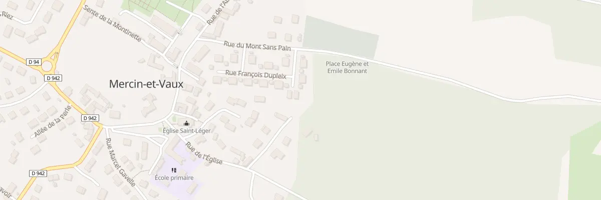Plan du 32 Rue François Dupleix à Mercin-et-Vaux