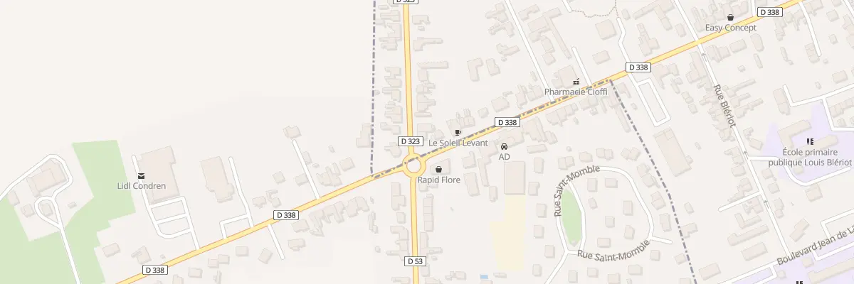 Plan du 196 Bd Gambetta à Tergnier