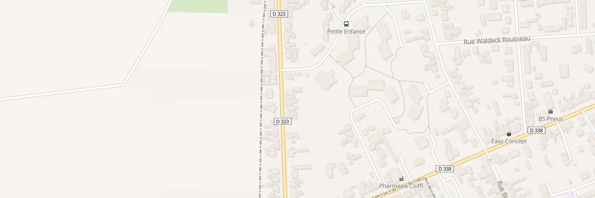 Plan du 28 Rue de Grasse à Tergnier