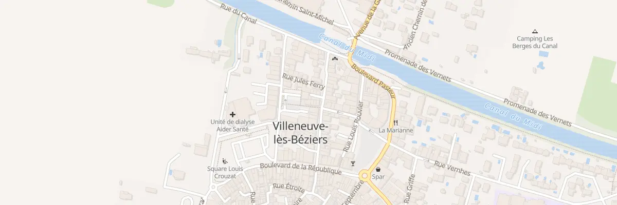 Plan du 22 Rue Jean Laurès à Villeneuve-lès-Béziers