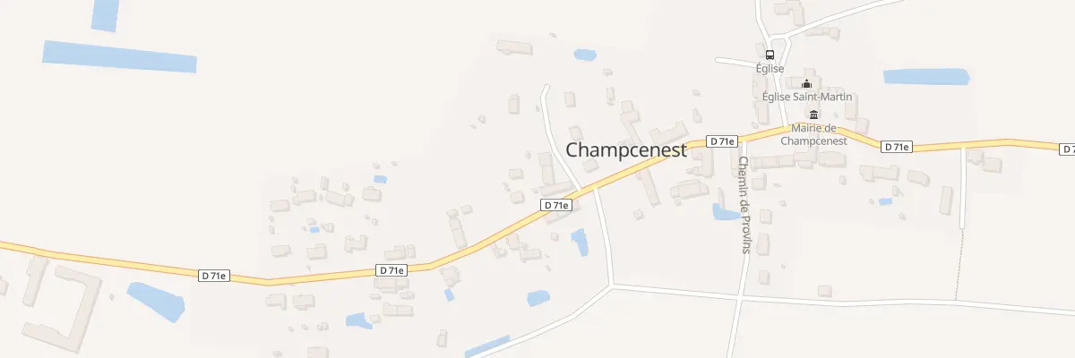 Plan du 1 Rue du Buisson à Champcenest