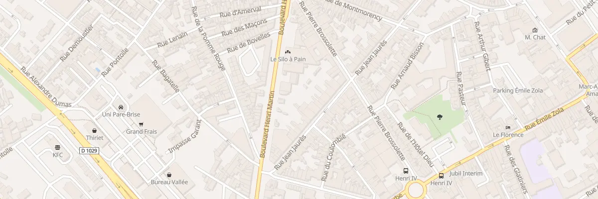 Plan du 54 Rue Jean Jaurès à Saint-Quentin
