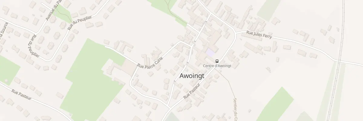 Plan du 12 Rue Léon Gambetta à Awoingt
