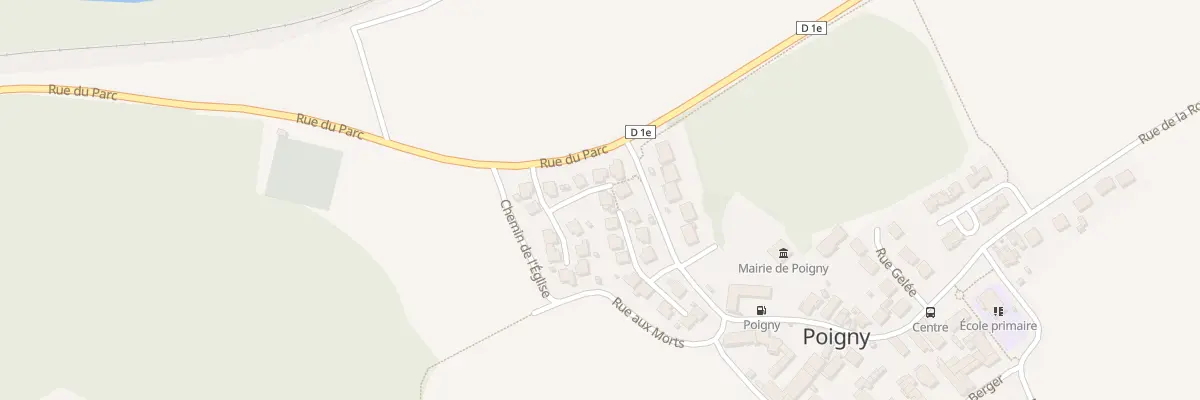 Plan du 4 Che du Pré au Chat à Poigny