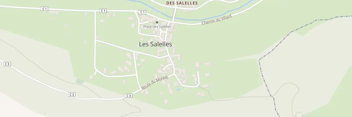 Plan du 111 Rue des Fontaines aux Salelles