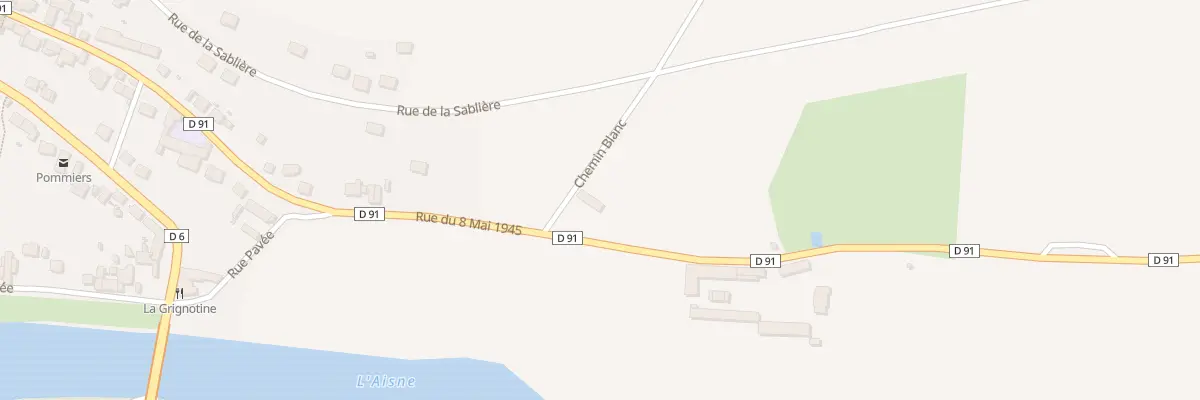 Plan du 9002 Rue du 8 Mai 1945 à Pommiers