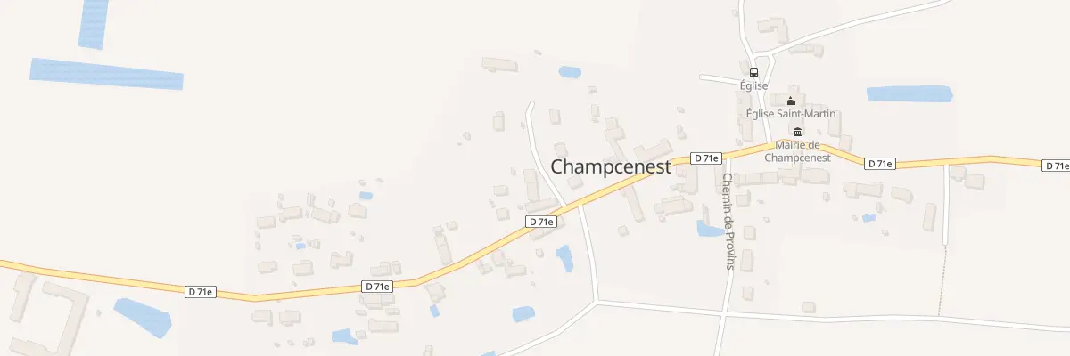 Plan du 3 Rue du Buisson à Champcenest