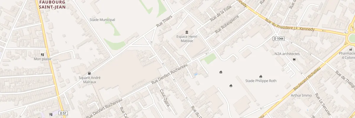 Plan du 54B Rue Denfert Rochereau à Saint-Quentin