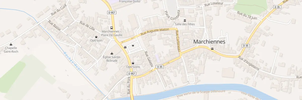 Plan du 3 Rue Galette à Marchiennes