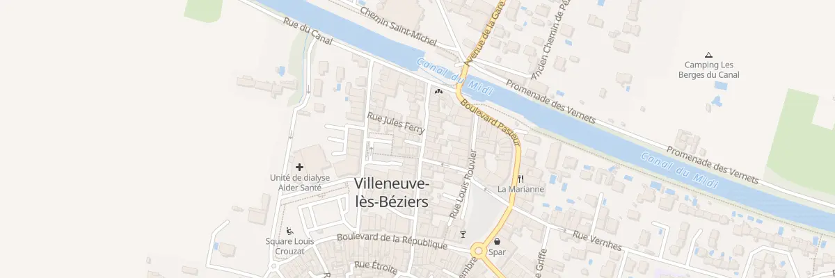 Plan du 30 Rue Jean Laurès à Villeneuve-lès-Béziers
