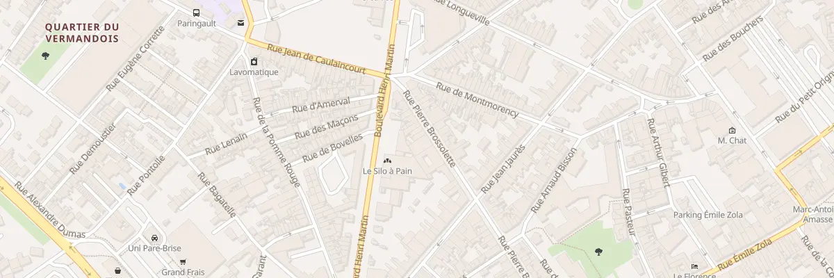 Plan du 97 Rue Pierre Brossolette à Saint-Quentin