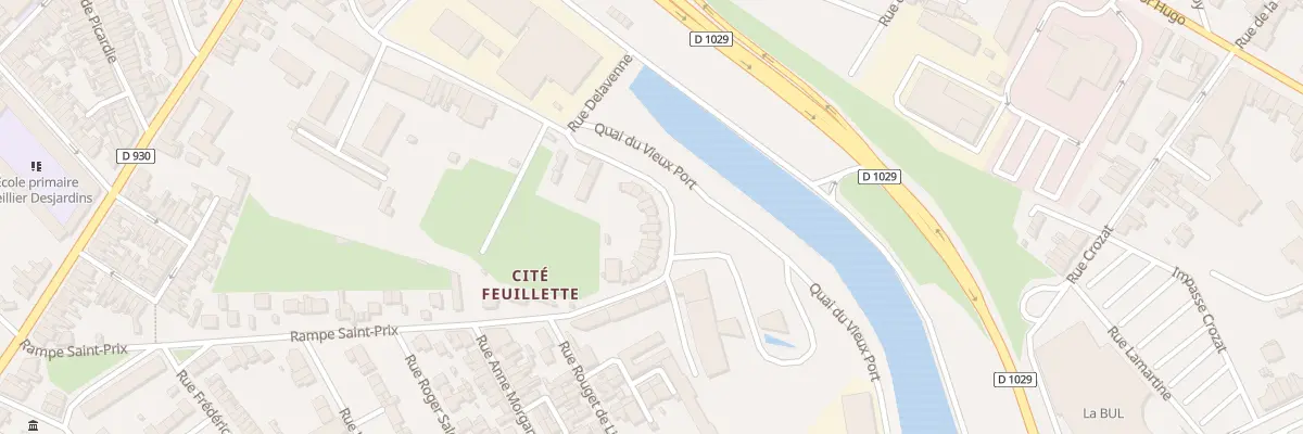 Plan du 14 Rpe Saint-prix à Saint-Quentin