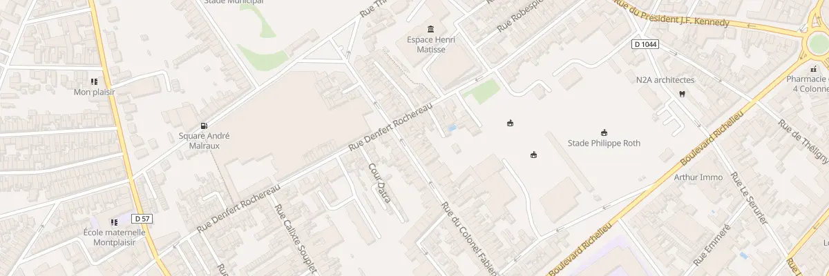 Plan du 60 Rue du Colonel Fabien à Saint-Quentin