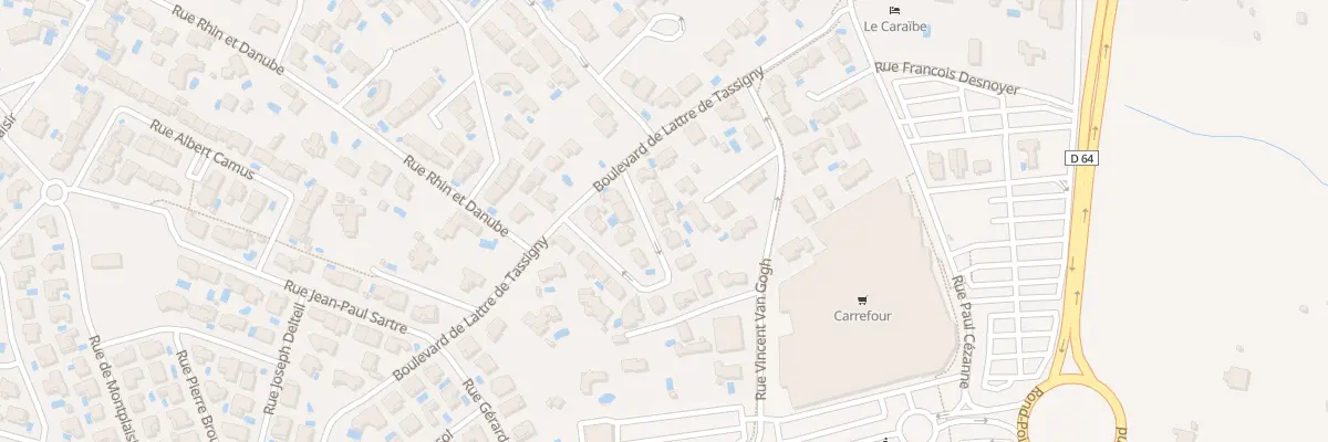 Plan du 4 Rue Olivier Messiaen à Sérignan