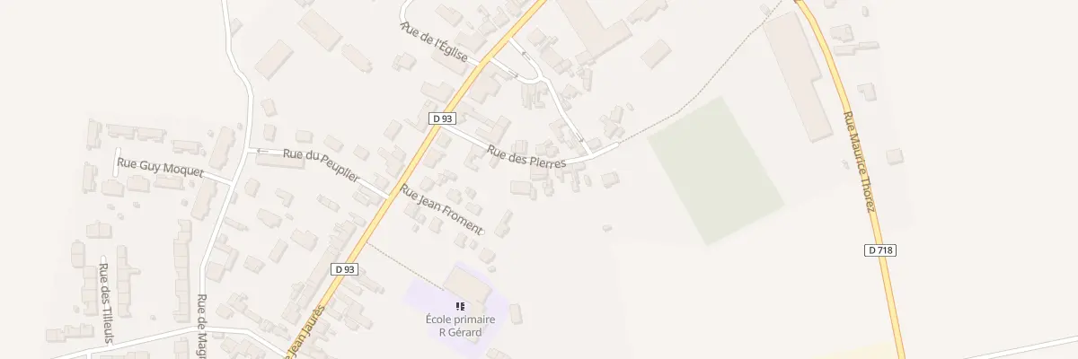 Plan du 6 Rue des Pierres à Lehaucourt