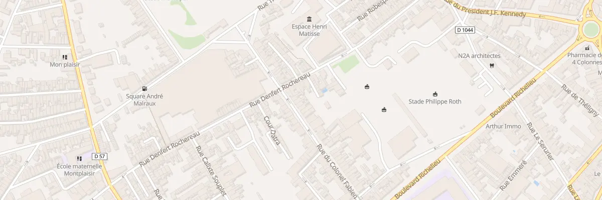 Plan du 58 Rue du Colonel Fabien à Saint-Quentin