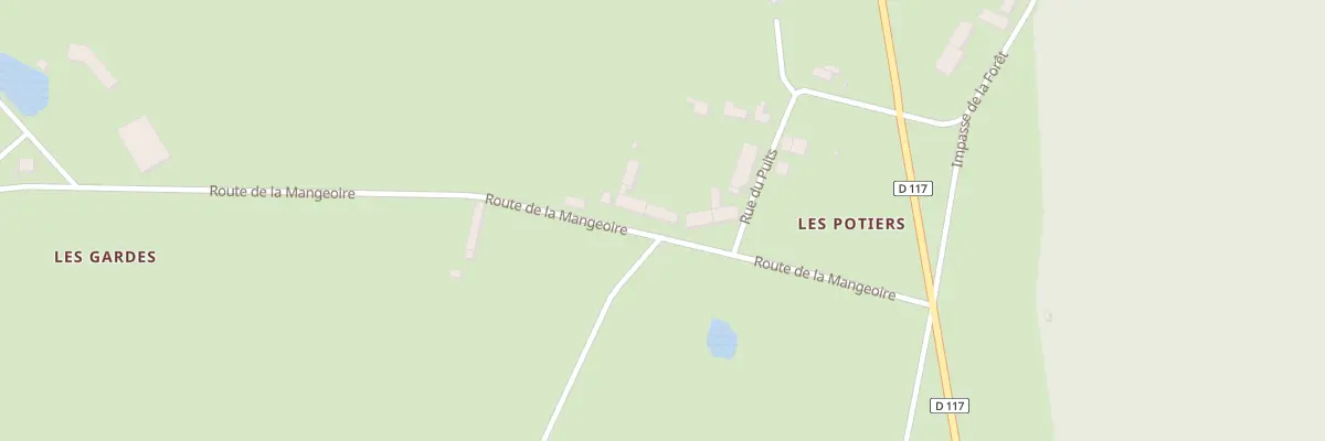 Plan du 104 Les Potiers à Saint-Malo-en-Donziois