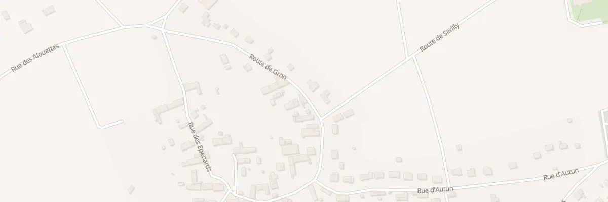 Plan du 11 Rte de Gron à Étigny